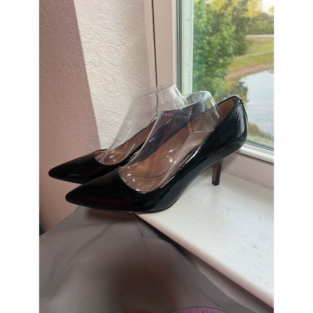Coach Zoee Patent Leather Black High Heel Pumps Women’s Size 10 - Picture 5 of 12